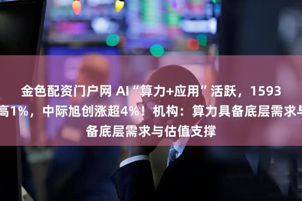 金色配资门户网 AI“算力+应用”活跃，159363逆市冲高1%，中际旭创涨超4%！机构：算力具备底层需求与估值支撑